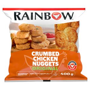 Rainbow Frozen Crumbed Chicken Nuggets 400g